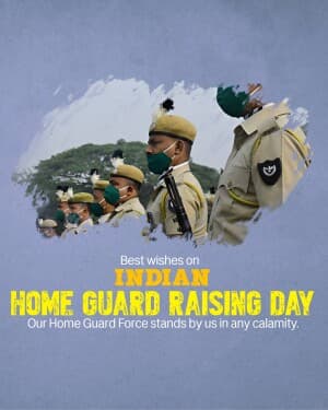 Home Guard Raising Day poster