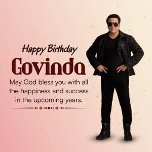 Govinda Birthday banner