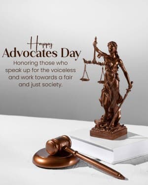 Advocate Day flyer