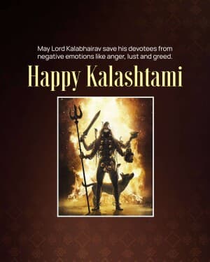 Kalashtami event advertisement