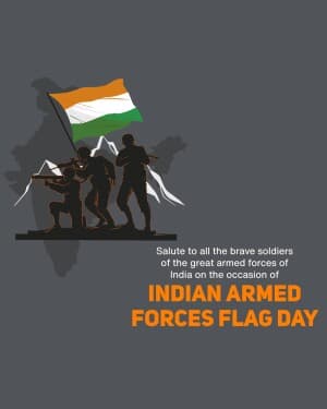 Armed Forces Flag Day event poster