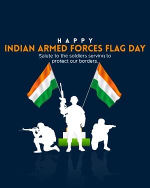 Armed Forces Flag Day poster