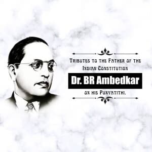 B R Ambedkar Punyatithi post