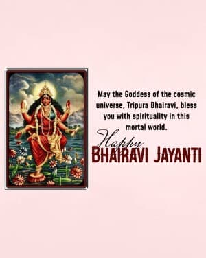 Bhairavi Jayanti flyer