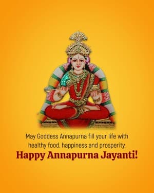 Annapurna Jayanti flyer