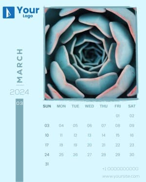 Calendar 2024 Instagram flyer