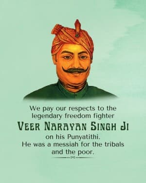 Veer Narayan Singh Punyatithi image