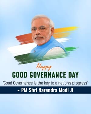 Good Governance Day creative image