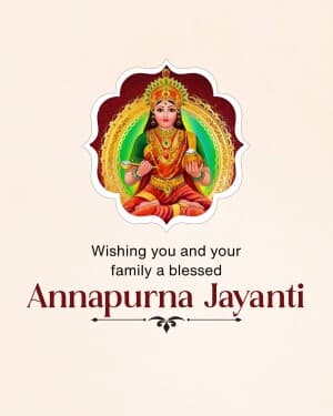 Annapurna Jayanti graphic
