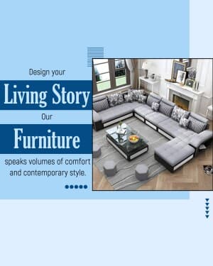 Living Room Furniture business template