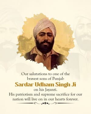 Shaheed Udham Singh Jayanti video