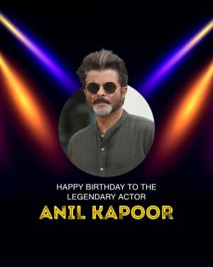 Anil Kapoor Birthday graphic