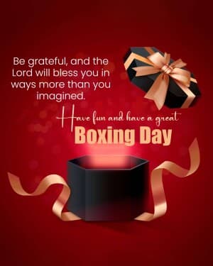 Boxing Day graphic