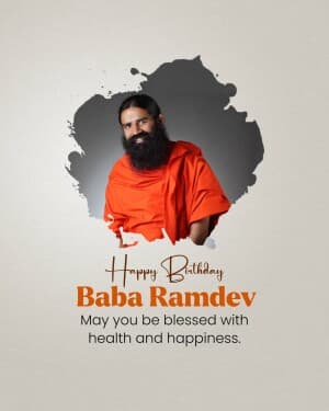 Baba Ramdev Birthday post