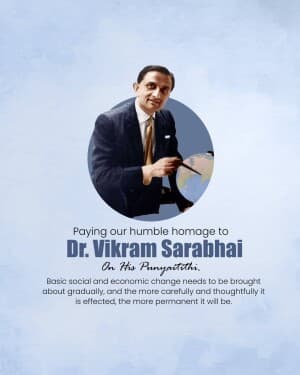Dr Vikram Sarabhai Punyatithi video