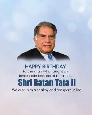 Ratan Tata Birthday post