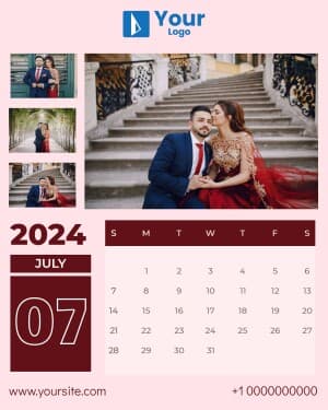 Calendar 2024 template