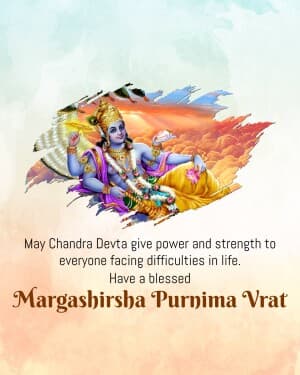 Margashirsha Purnima Vrat poster