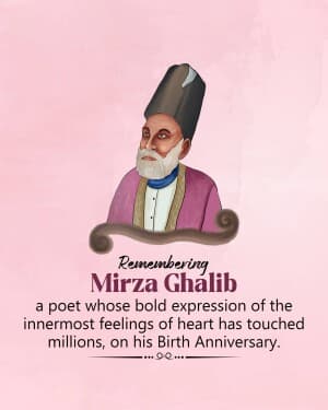 Mirza Ghalib Jayanti post