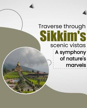 Sikkim business flyer