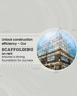 Scaffolding post