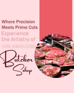 Butcher Shop facebook ad