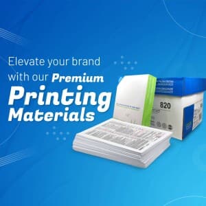 Printing Material business banner