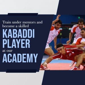 Kabaddi Academies flyer