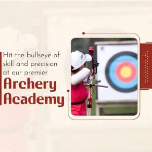 Archery Academies flyer