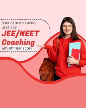 JEE & NEET business flyer