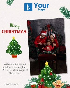 Christmas Wishes facebook ad banner