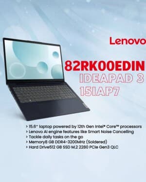 Lenovo promotional poster