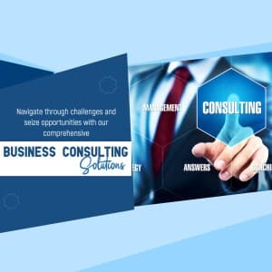 Business Consultant promotional template