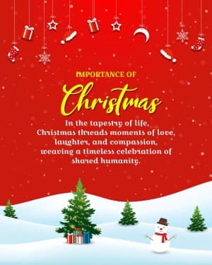 Important of Christmas Day illustration