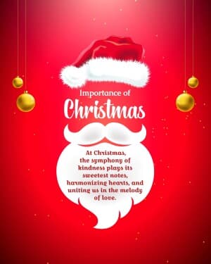 Important of Christmas Day poster