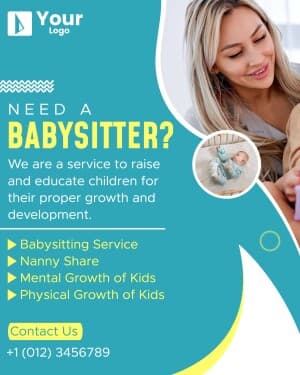 Babysitting Instagram banner