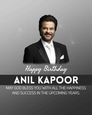 Anil Kapoor Birthday poster