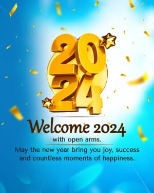 Welcome 2024 illustration