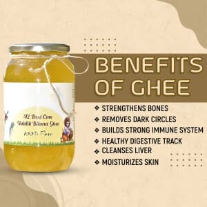 Ghee promotional post