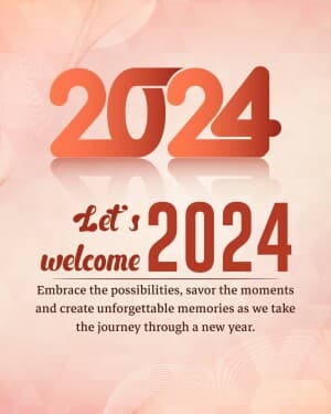 Welcome 2024 graphic