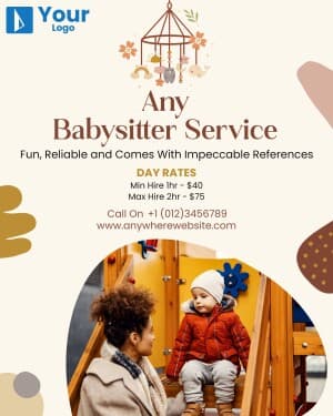 Babysitting flyer