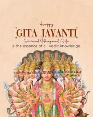 Gita Jayanti graphic