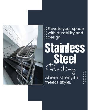 Steel Railing business flyer