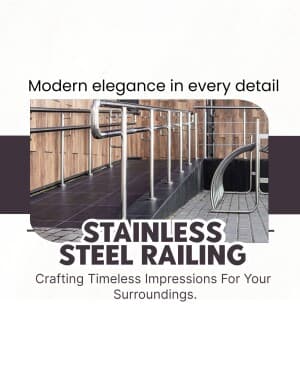 Steel Railing business template