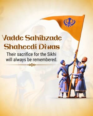 Vadde Sahibzade Shaheedi Diwas post