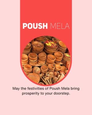 Poush Mela event poster