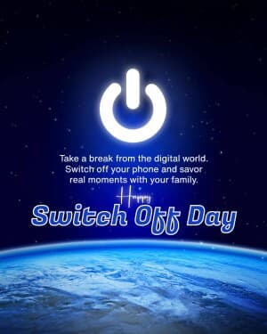 Switch Off Day flyer