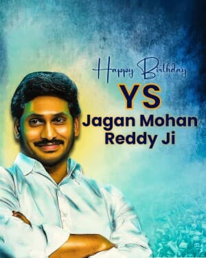 YS Jagan Mohan Reddy Birthday illustration