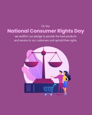 National Consumer Day post