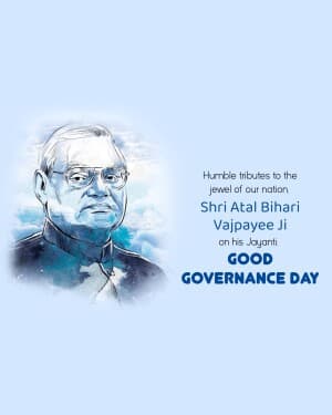 Good Governance Day poster